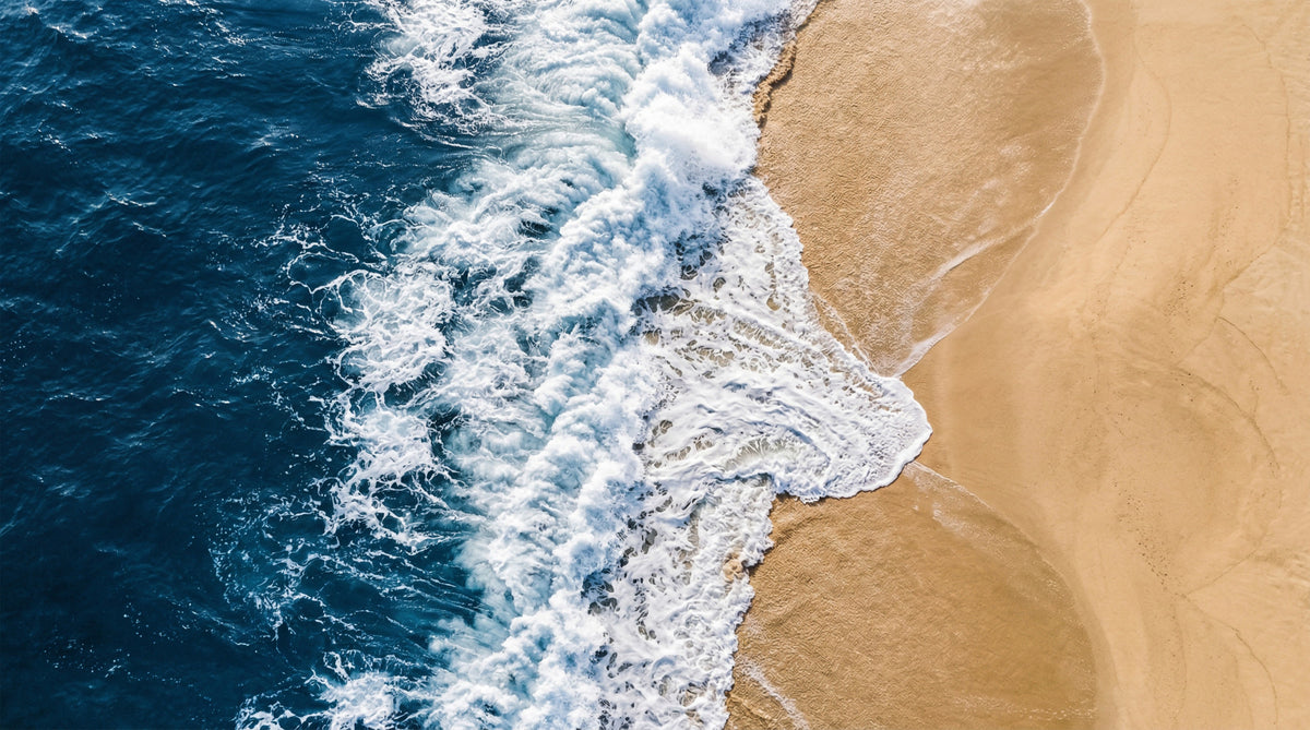 Sea Vs Land Wall Mural in your room