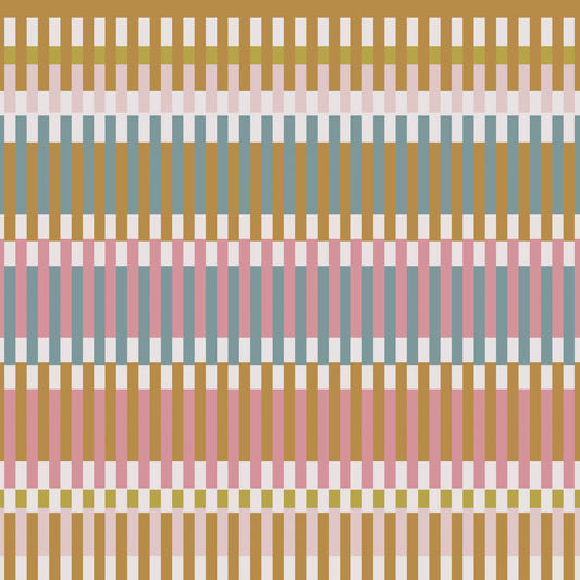 Retro Weave Blocks Wallpaper⁠