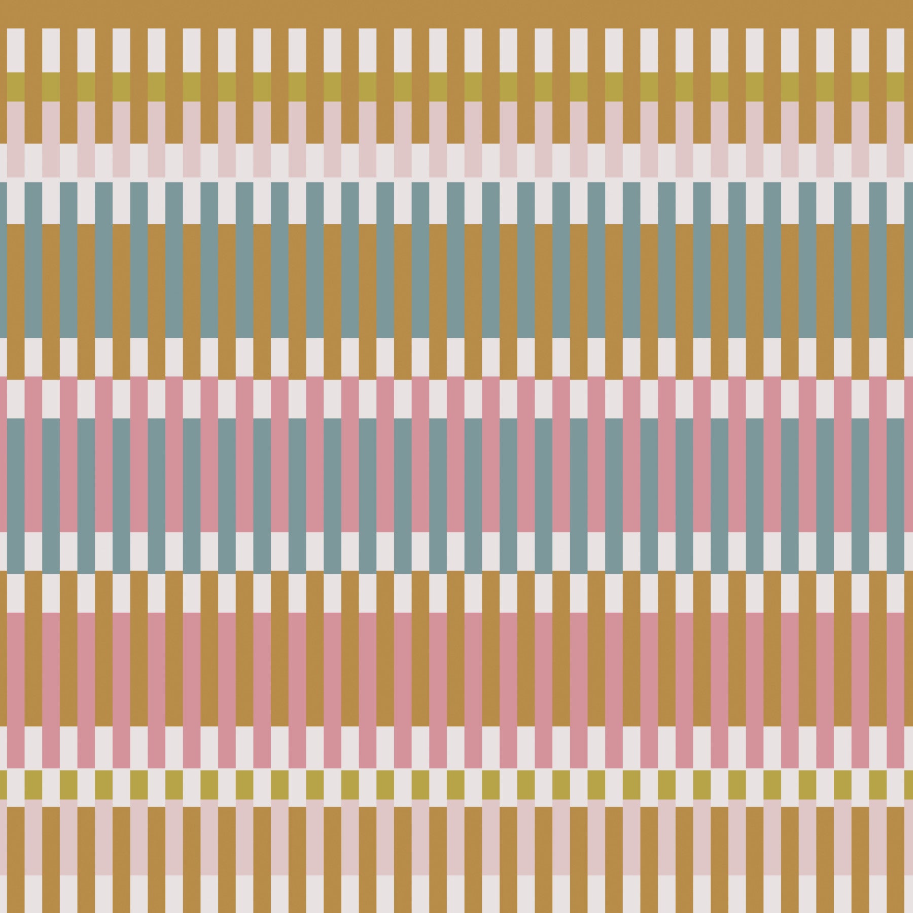 Retro Weave Blocks Wallpaper⁠ in your room — zoomed