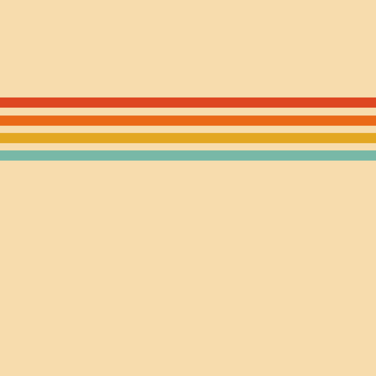 Retro Stripe Revival Wall Mural in your room