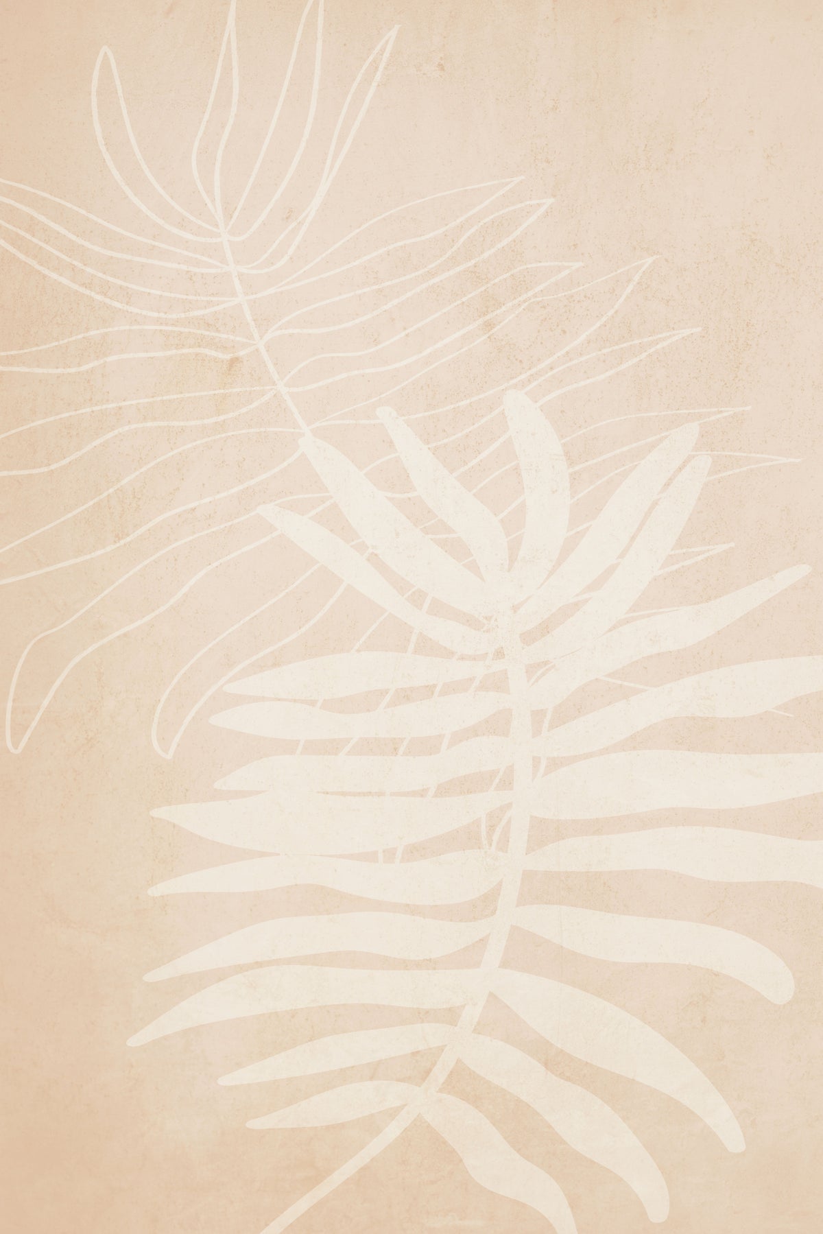 Soft Botanical Prints Wall Mural in your room — zoomed