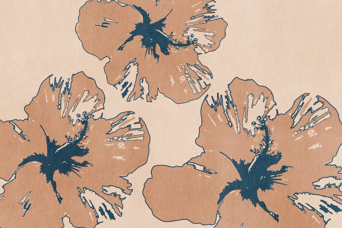 Tropical Flow Summary Wall Mural