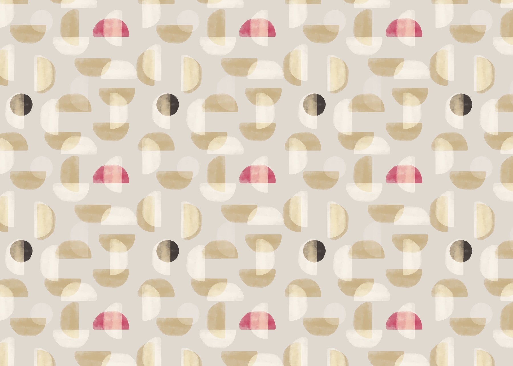 Abstract Whispering Shapes Wall Mural