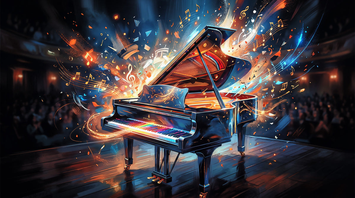 Melody Burst Wall Mural in your room