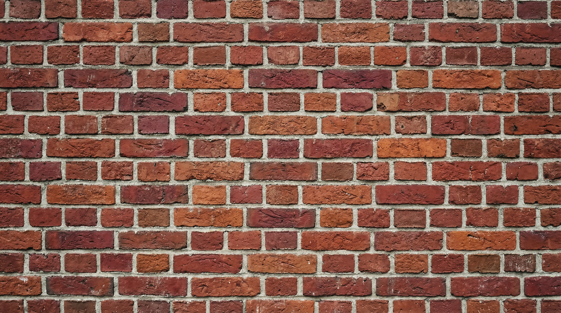 Rustic Red Brick  Wall Mural in your room — zoomed