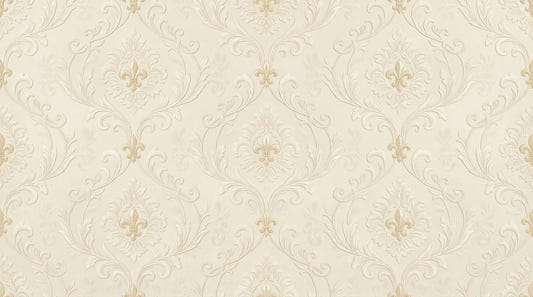 Regal Scrollwork Elegance Wall Mural