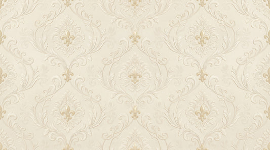 Regal Scrollwork Elegance Wall Mural