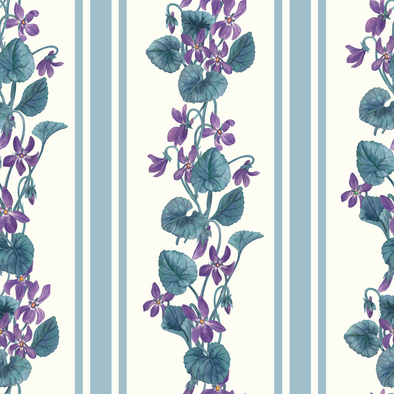 Stripes and violets/ blue and violet Wallpaper⁠