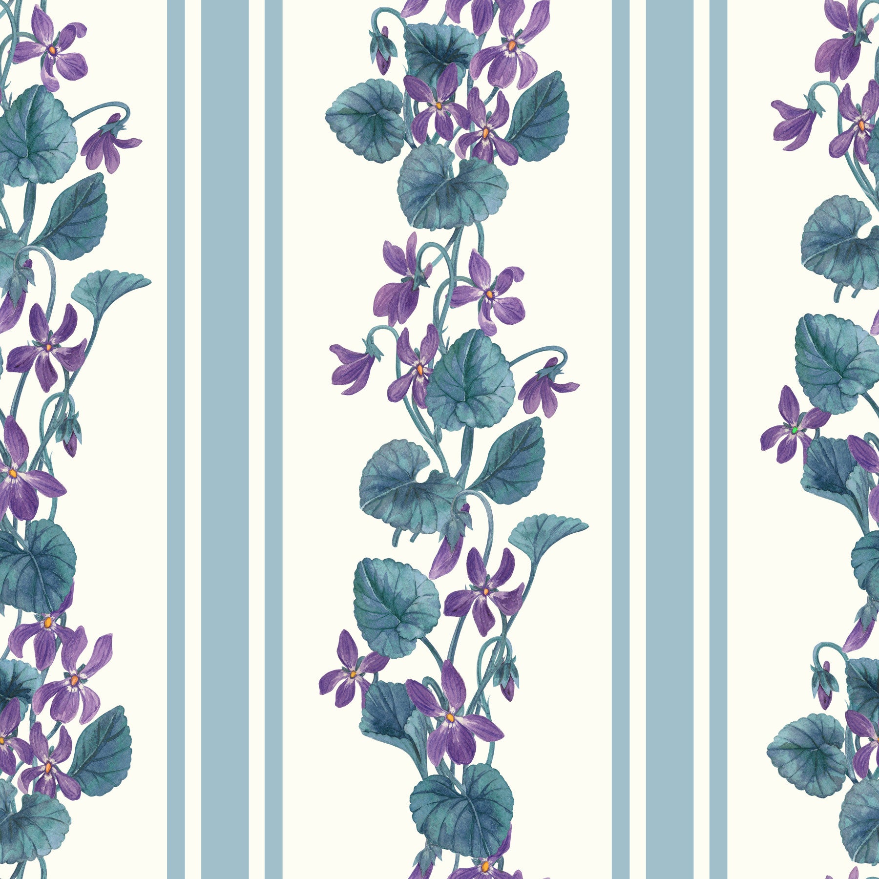 Stripes and violets/ blue and violet Wallpaper⁠