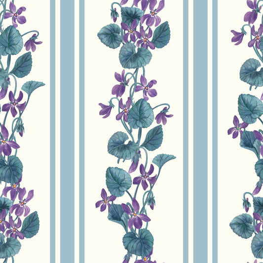 Stripes and violets/ blue and violet Wallpaper⁠