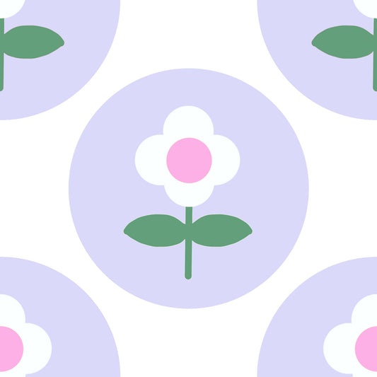 Soft Lavender Bloom Wallpaper⁠