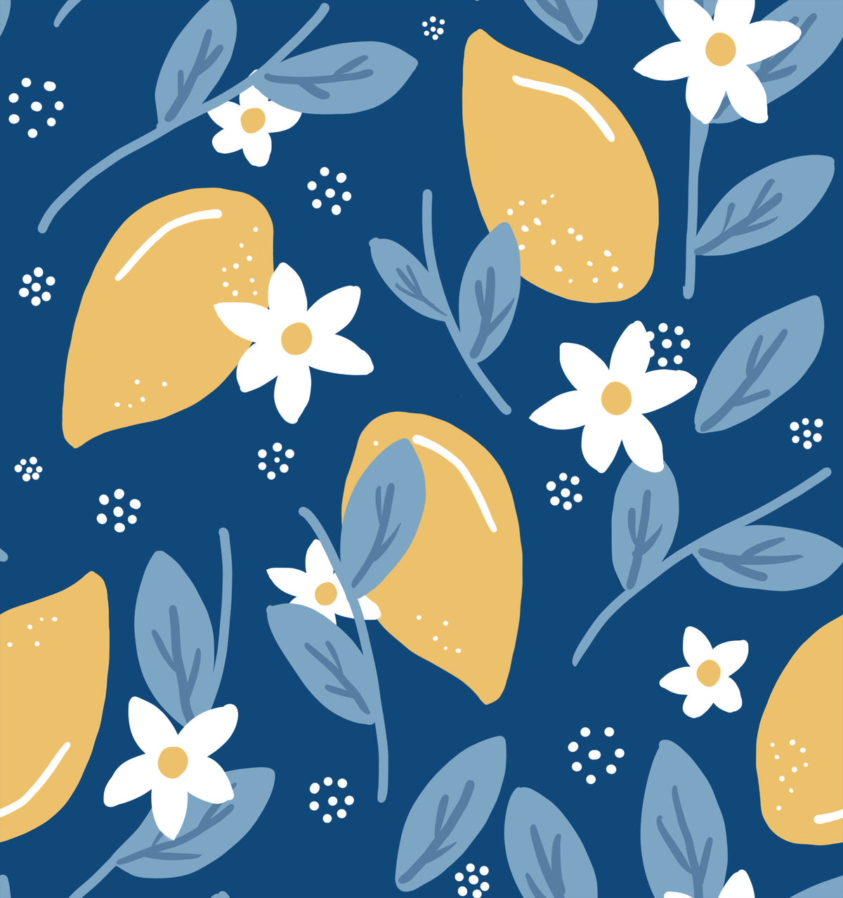 Lemon Orchard Wallpaper⁠ in your room — zoomed