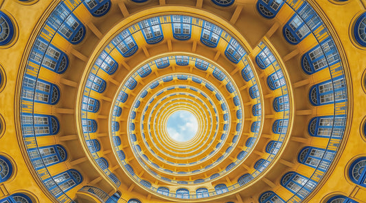 Golden Spiral Perspective Wall Mural
