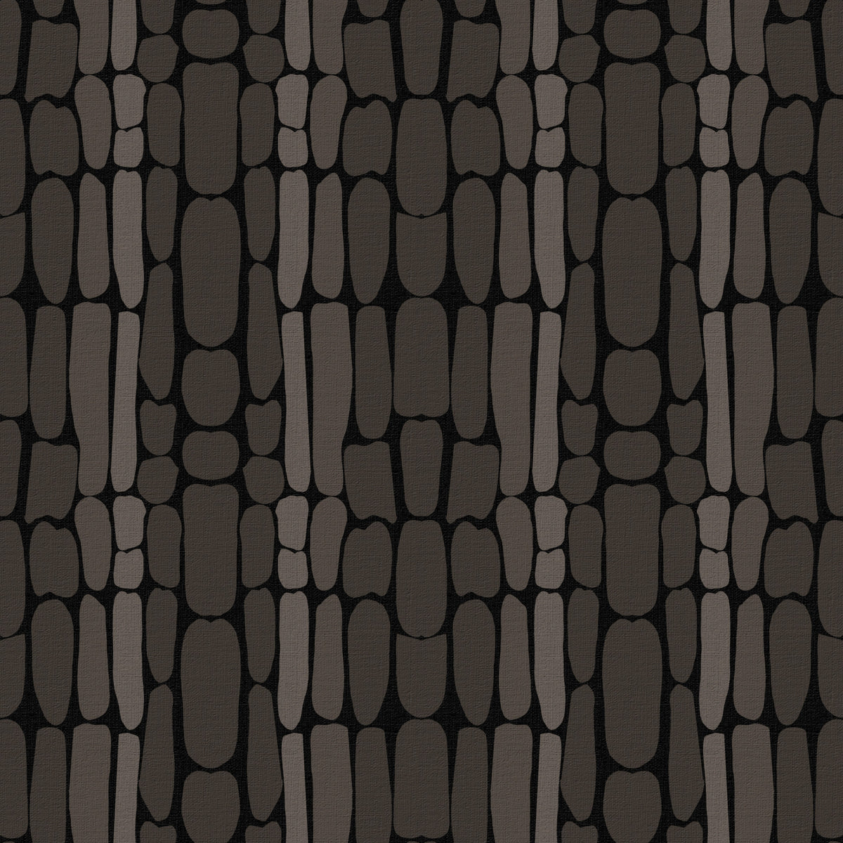 Black Textured Stone Abstract Shapes Wallpaper⁠ in your room