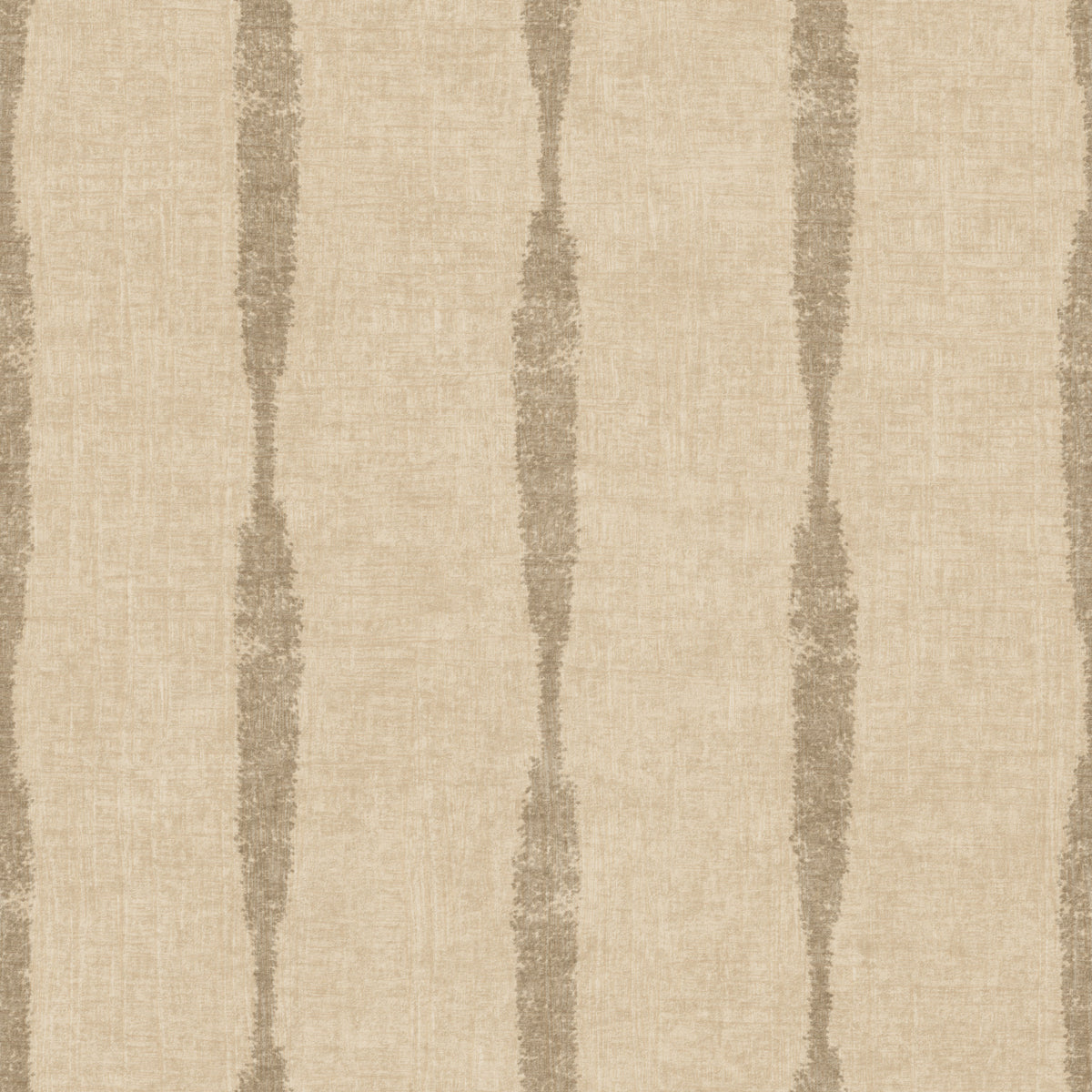 Kaki Textured Distressed Stripes on Warm Beige Wallpaper⁠ in your room
