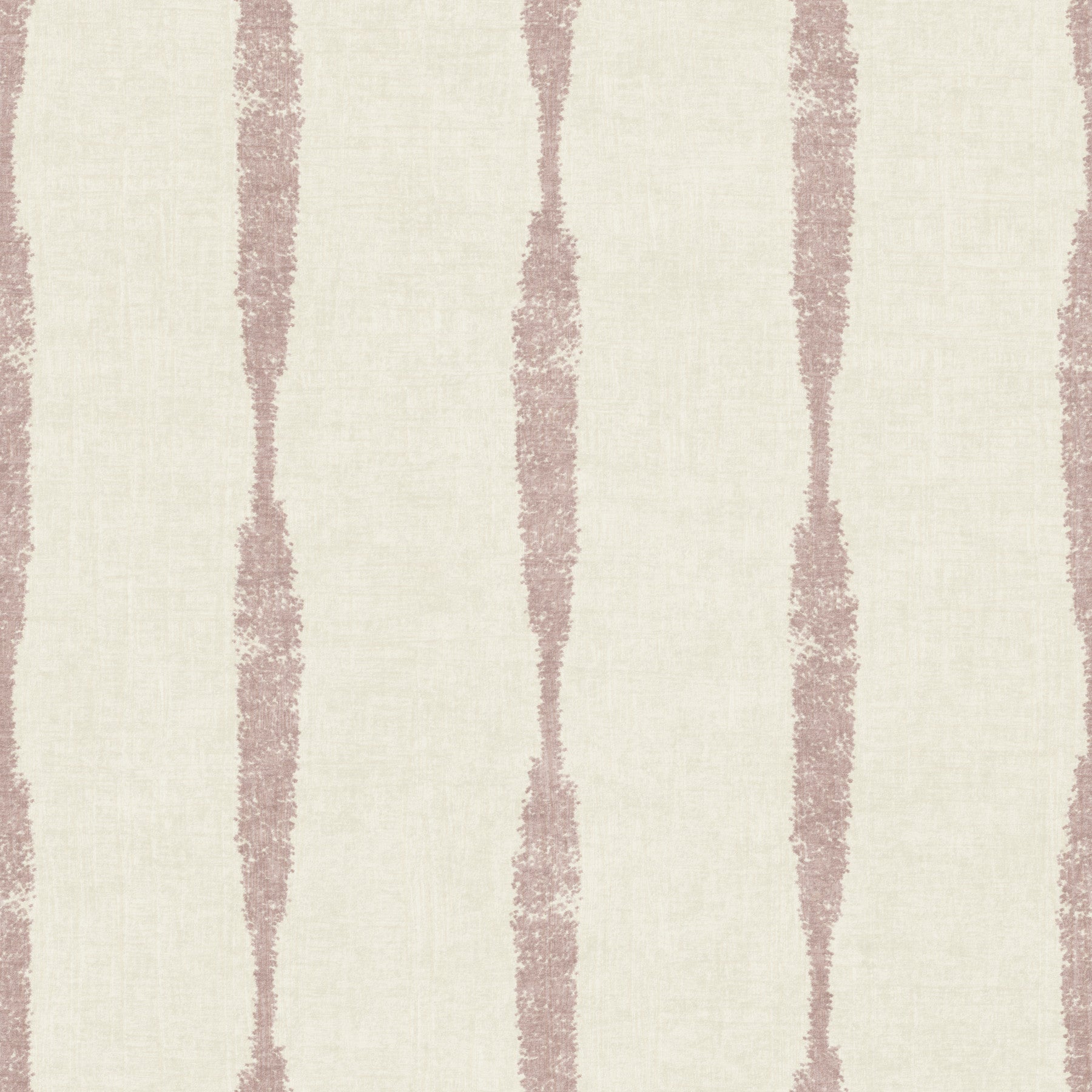 Nude Pink Textured Distressed Stripes on Cream Wallpaper applied inside a modern bedroom.