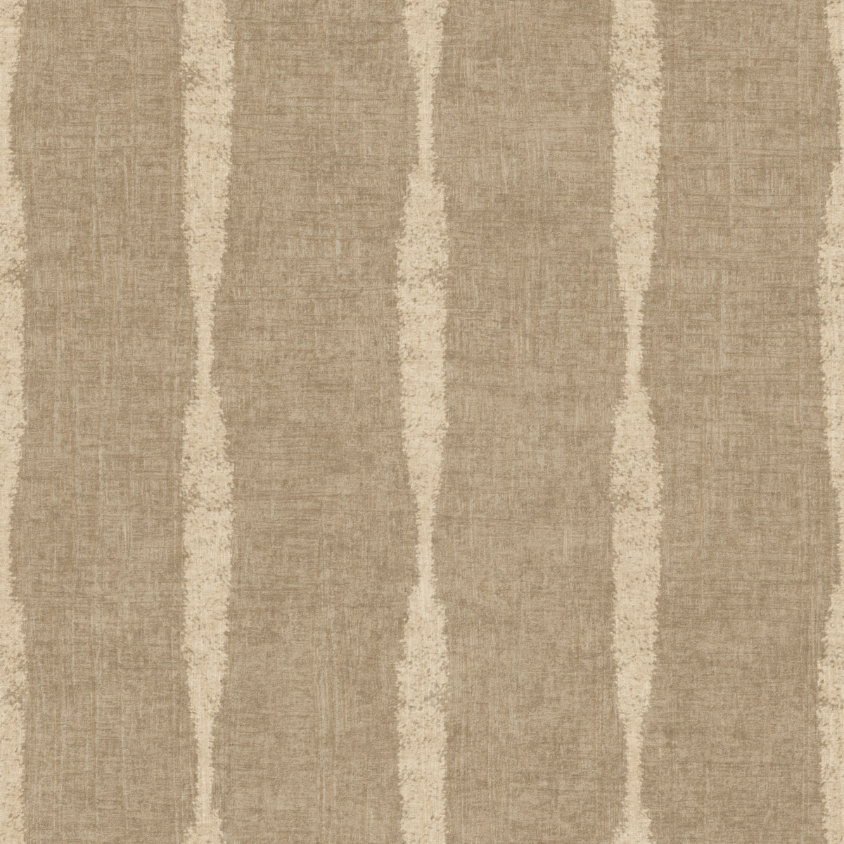 Warm Beige Textured Distressed Stripes on Kaki Wallpaper⁠ in your room