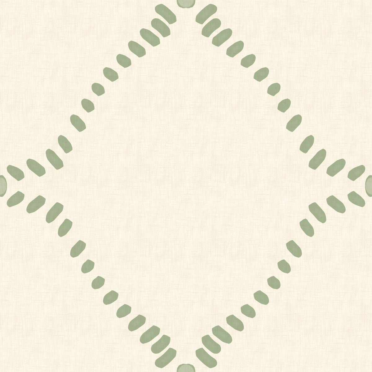 Beachy Boho Costal Green Dotted Lattice Wallpaper⁠