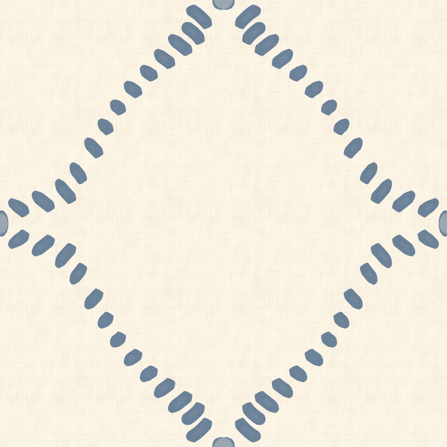 Beachy Boho Costal Slate Blue Dotted Lattice Wallpaper⁠