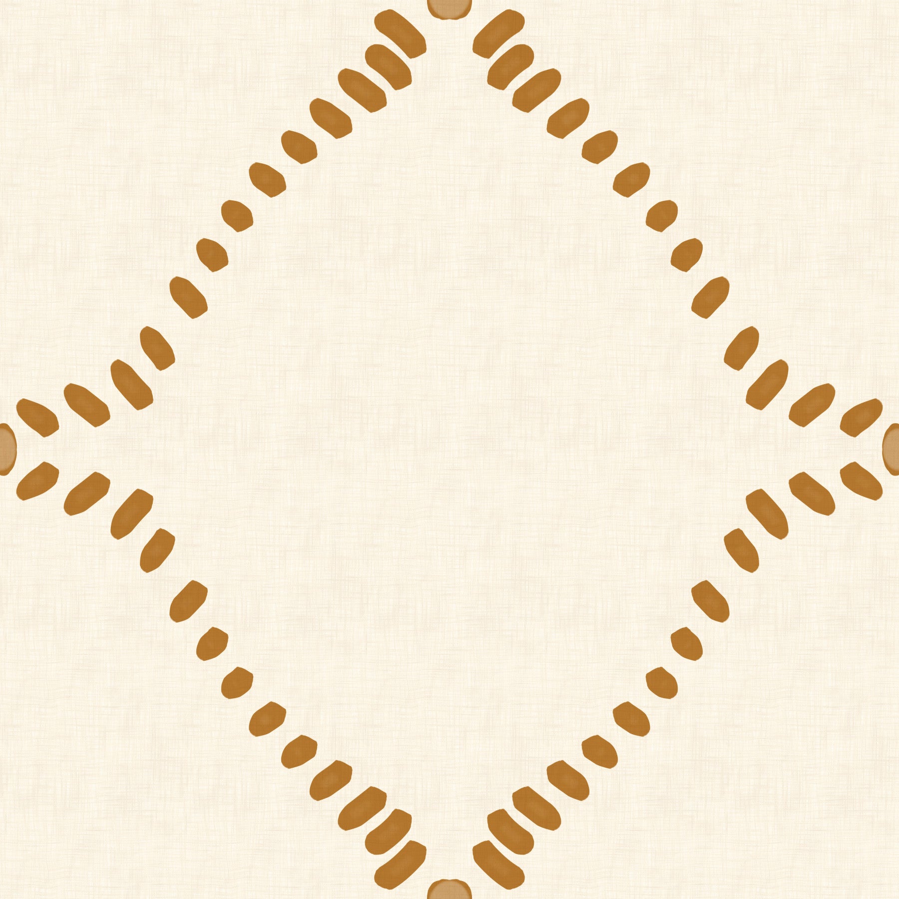 Beachy Boho Golden Dotted Lattice Wallpaper⁠