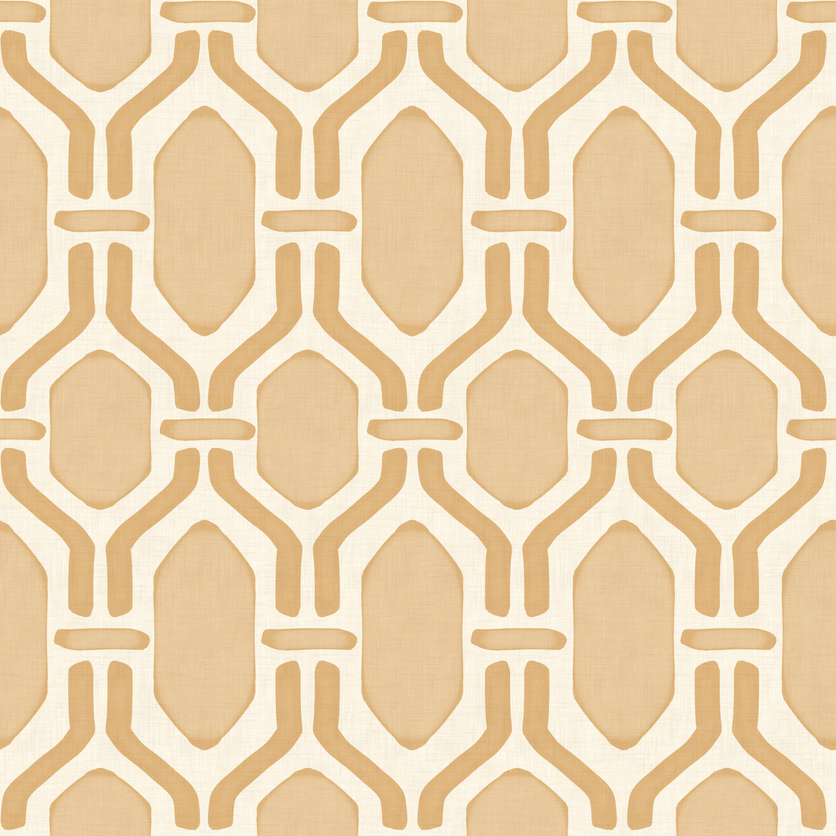 Art Deco Trellis Sand Wallpaper⁠ in your room