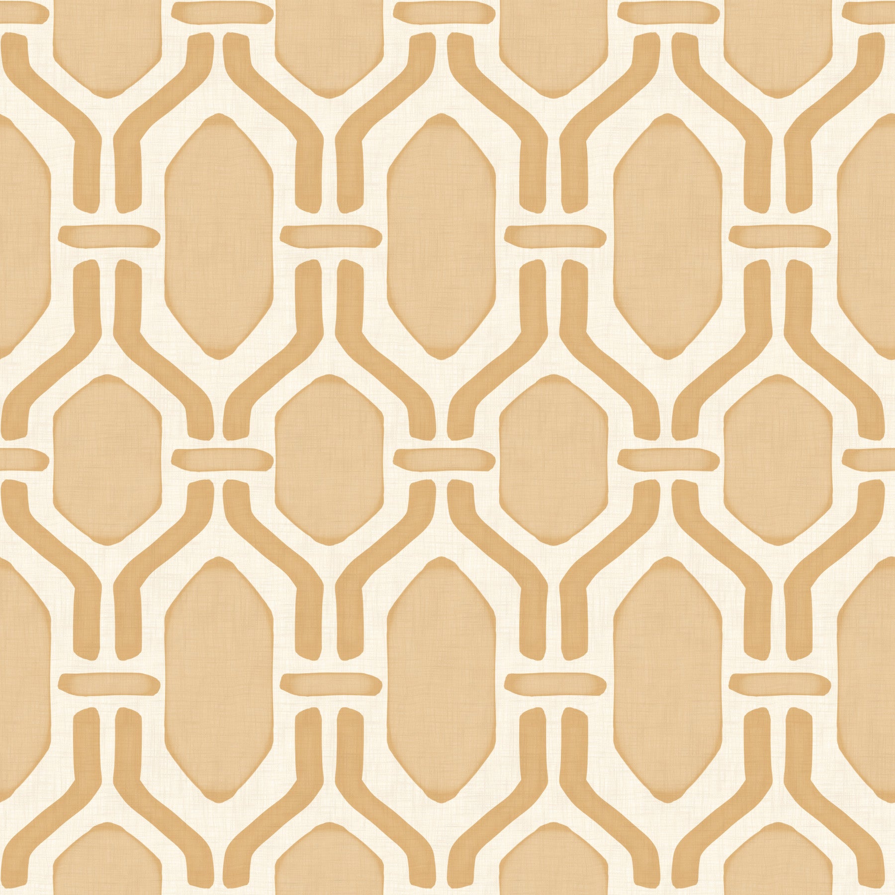 Art Deco Trellis Sand Wallpaper⁠
