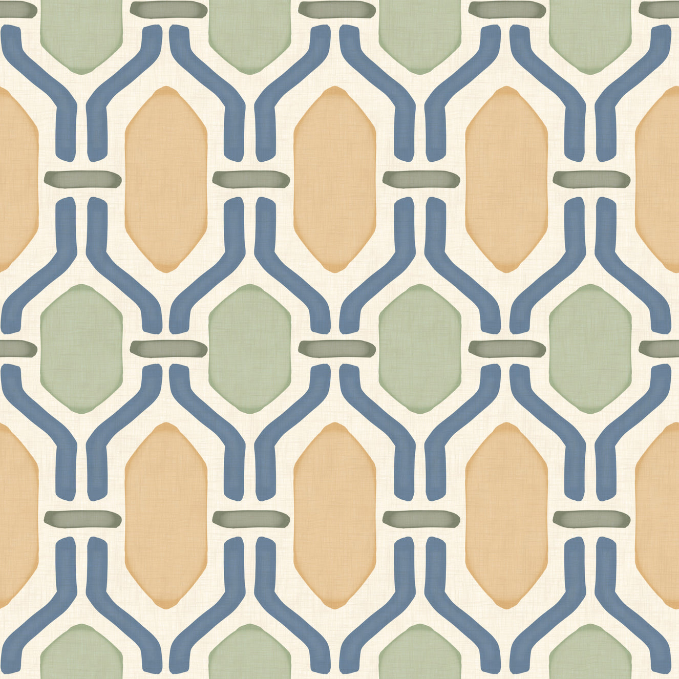Art Deco Trellis Wallpaper⁠
