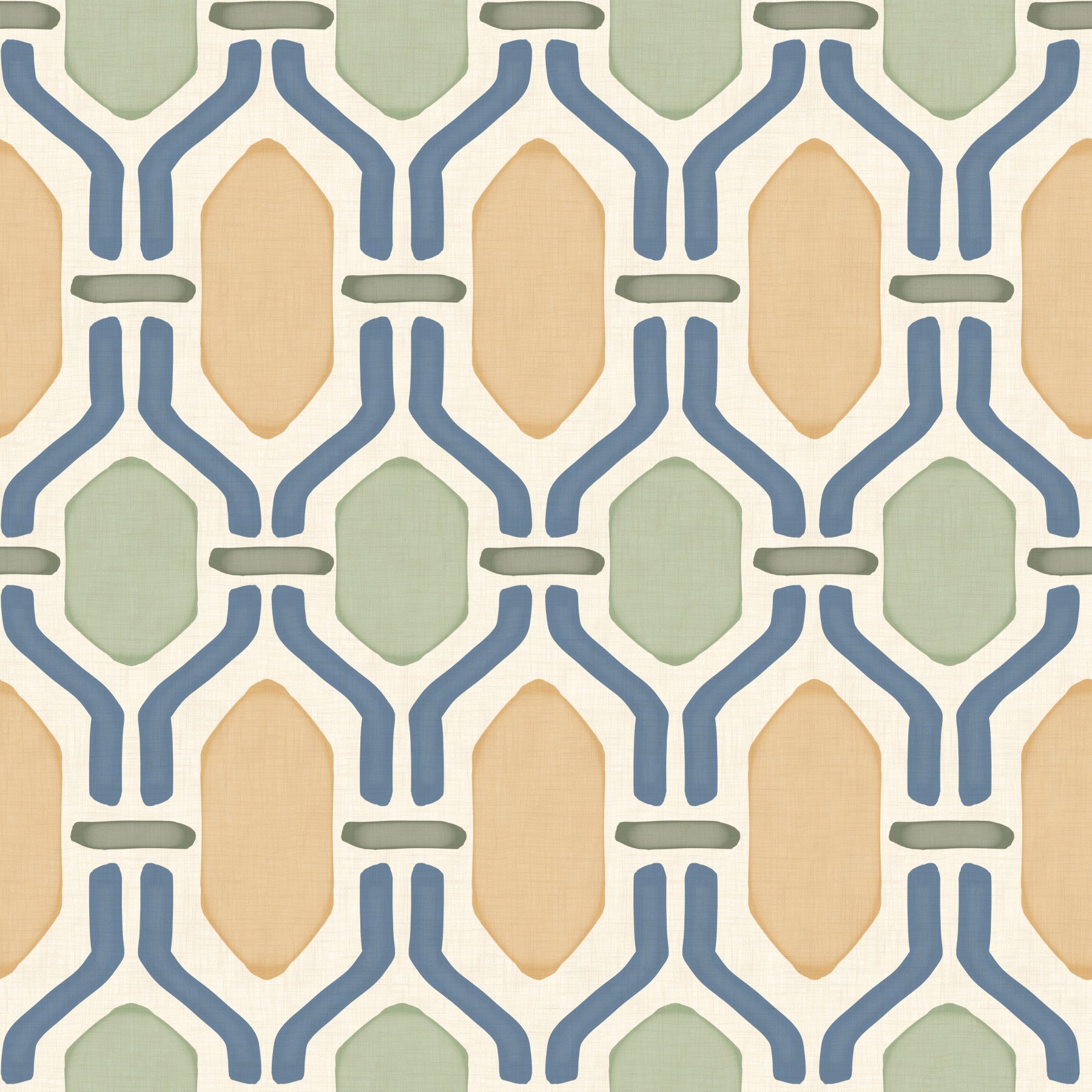 Art Deco Trellis Wallpaper⁠