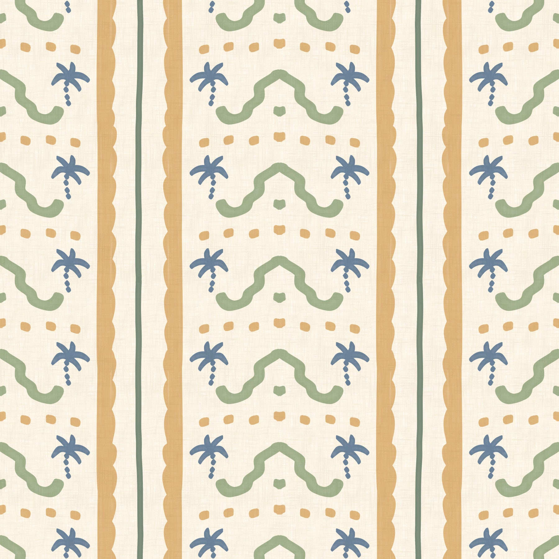 kitchen featuring the Marrakesh Striped Ornament Wallpaper.