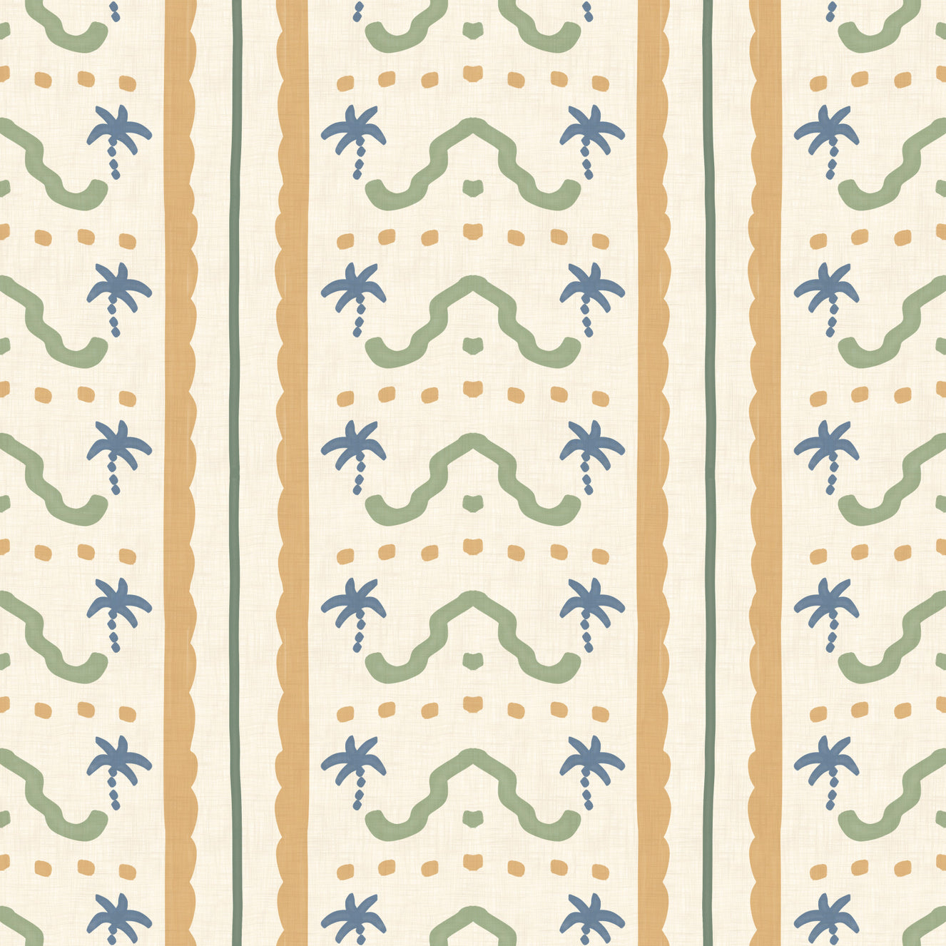 Marrakesh Striped Ornament Wallpaper⁠