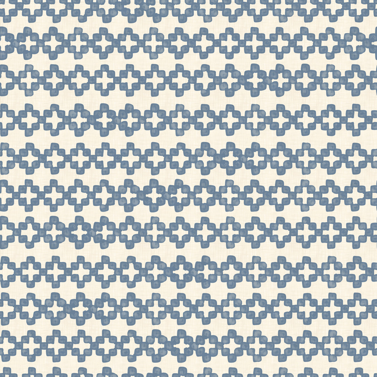 Zellige Cross Ornament Slate Blue Wallpaper⁠ in your room