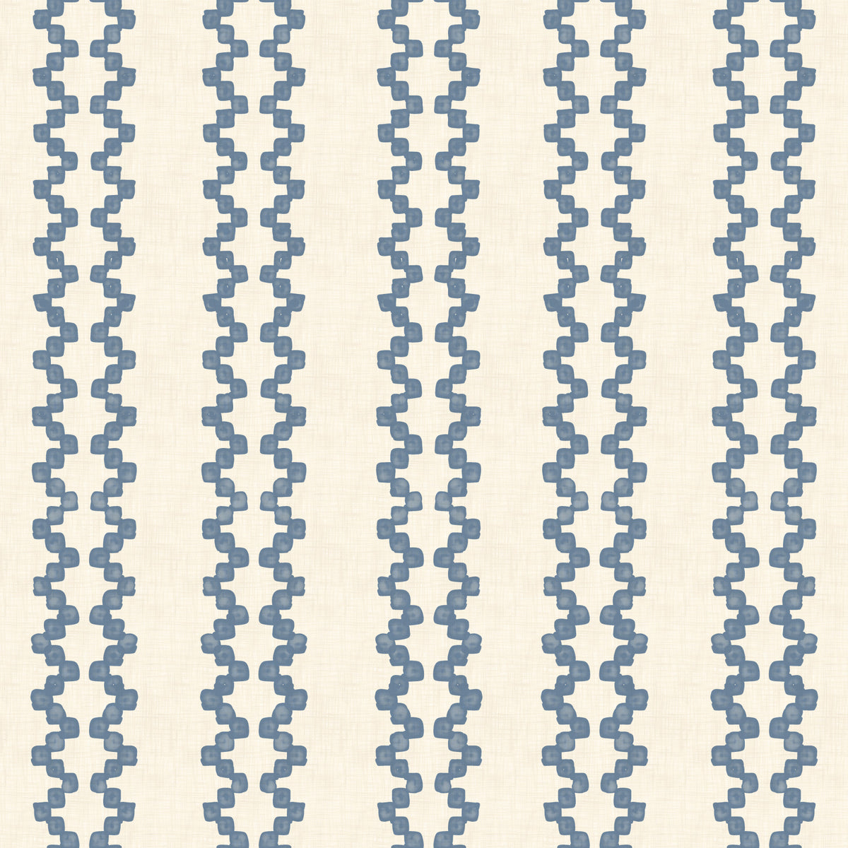 Zellige Striped Ornament Slate Blue Wallpaper⁠ in your room