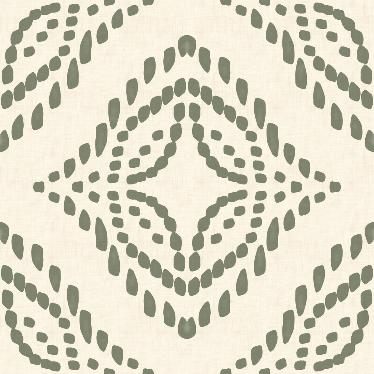 Block Print Ornament Palm Green Wallpaper⁠ in your room