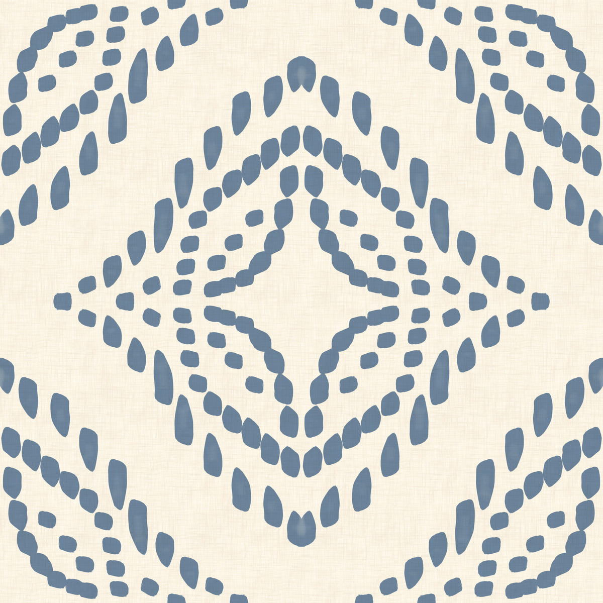 Block Print Ornament Slate Blue Wallpaper⁠ in your room