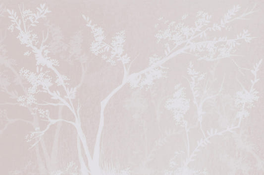Muted Blossom Canopy Neutrals Wall Mural