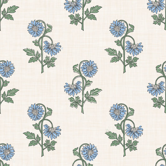 Azure Petal Harmony Wallpaper⁠