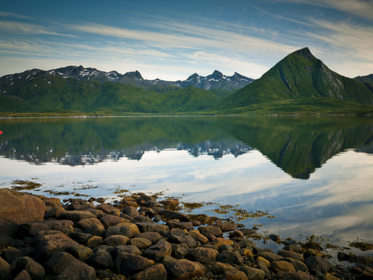 Emerald Peaks, Mirror Waters Wall Mural