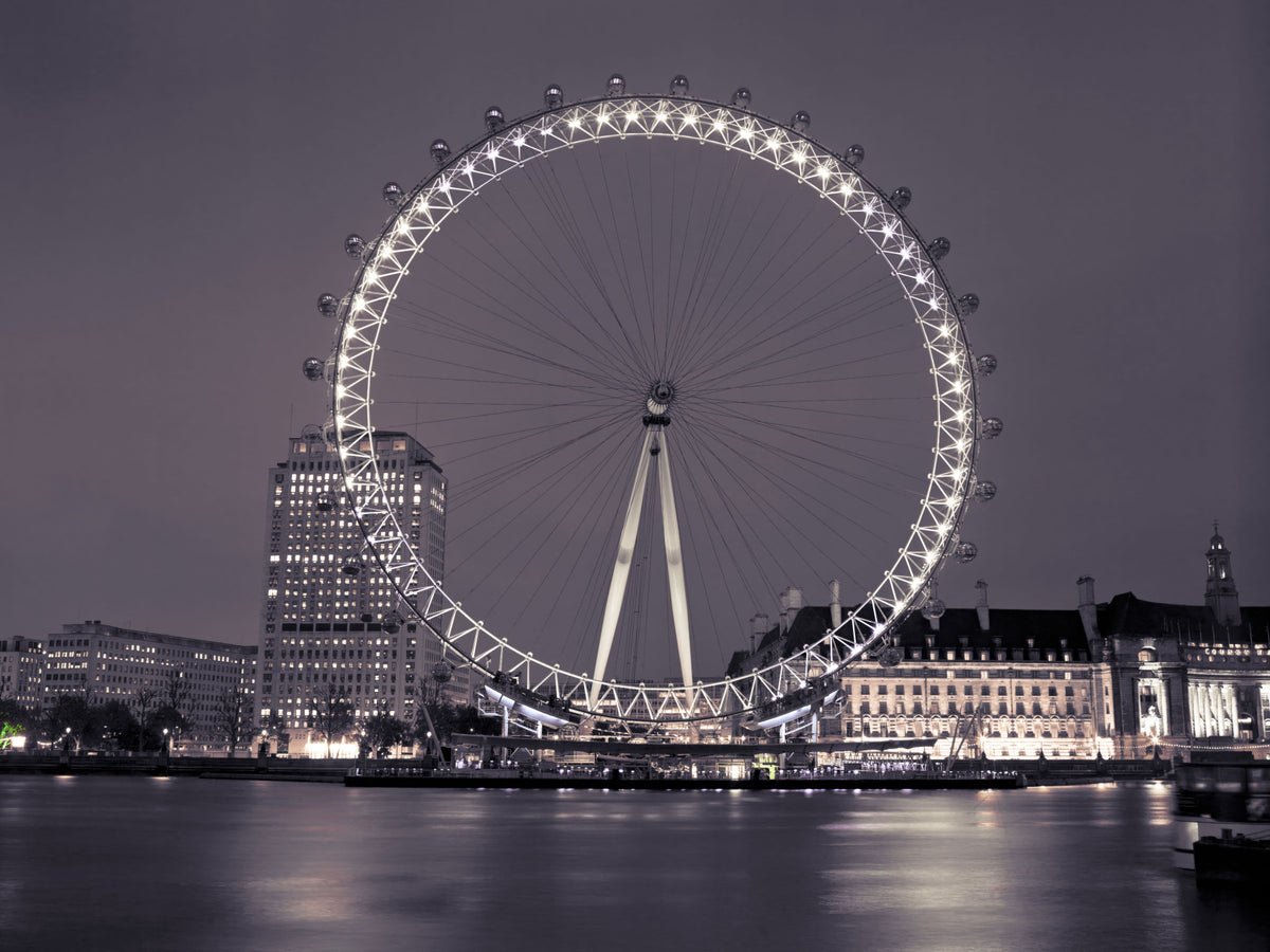 London Eye: Midnight Radiance Wall Mural in your room