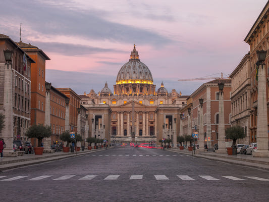 St. Peter's Basilica: Twilight Grandeur Wall Mural