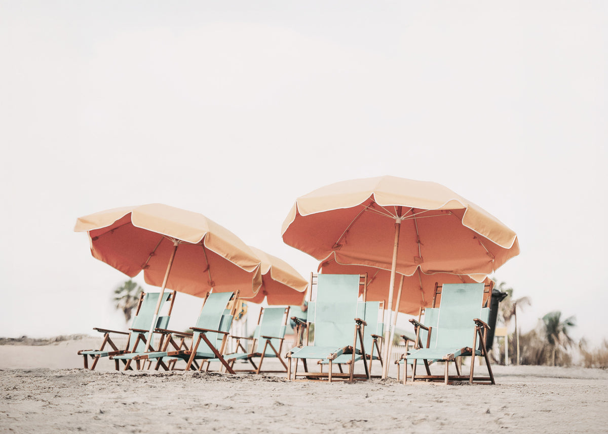 Coastal Chillout Wall Mural in your room — zoomed