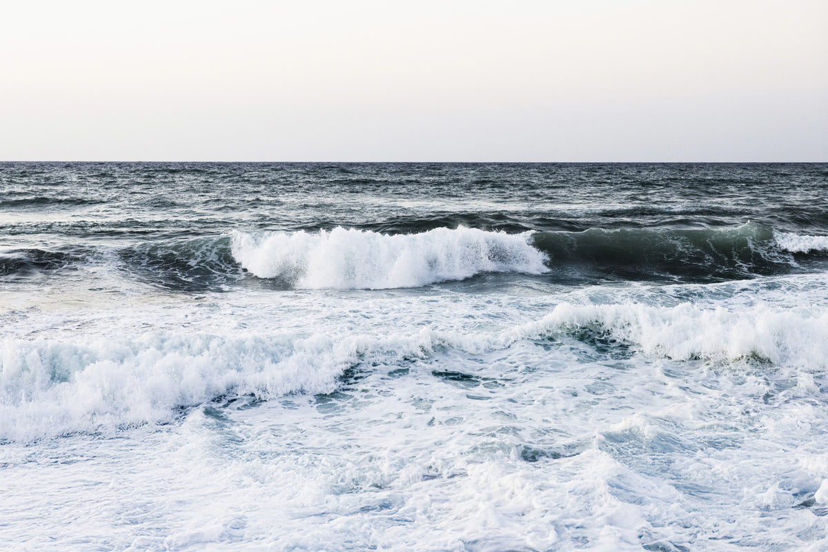 Ocean Scapes Wall Mural in your room — zoomed