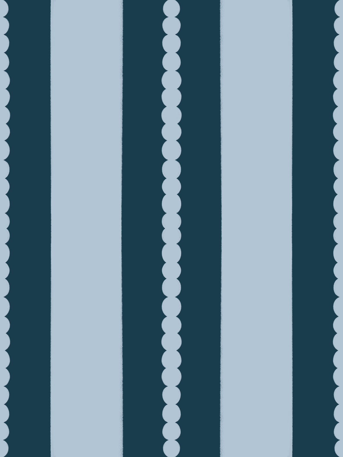 Scallop & Dot Vertical Harmony Wallpaper⁠ in your room