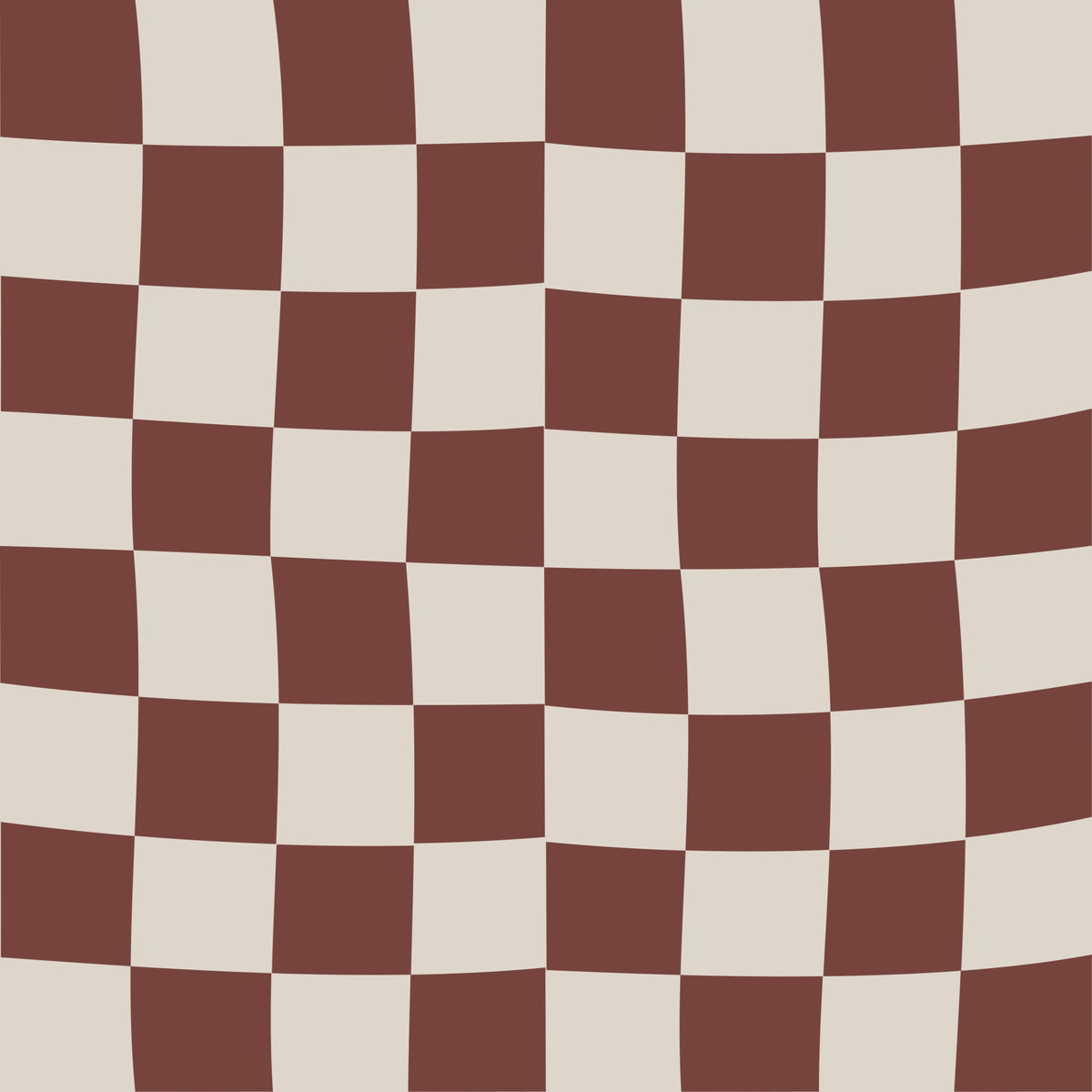 Groovy Checkered Ripple Wallpaper⁠ in your room