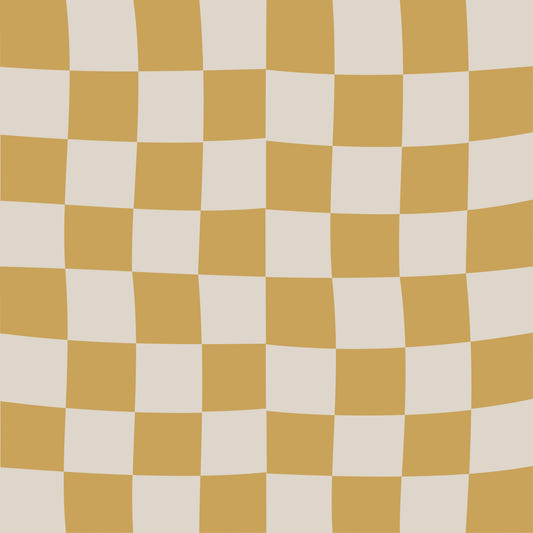 Golden Ripple Checks Wallpaper⁠