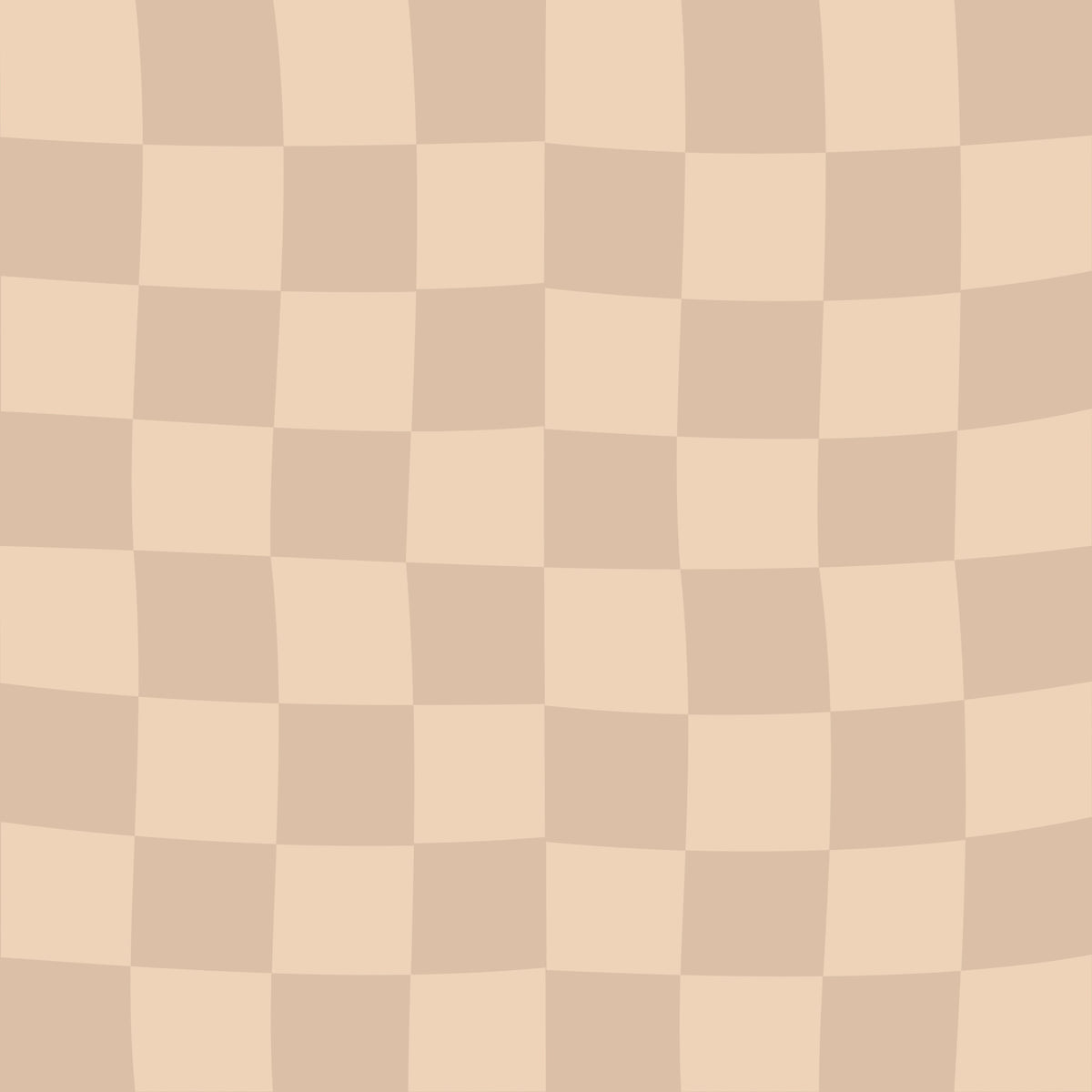Muted Wavy Check Wallpaper⁠ in your room — zoomed