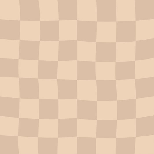 Muted Wavy Check Wallpaper⁠
