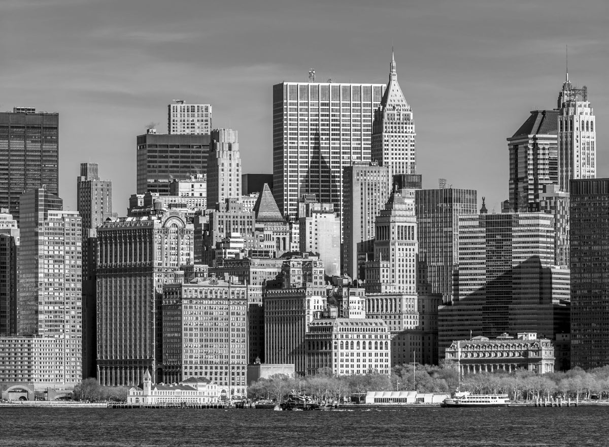Manhattan Monochrome Majesty Wall Mural in your room