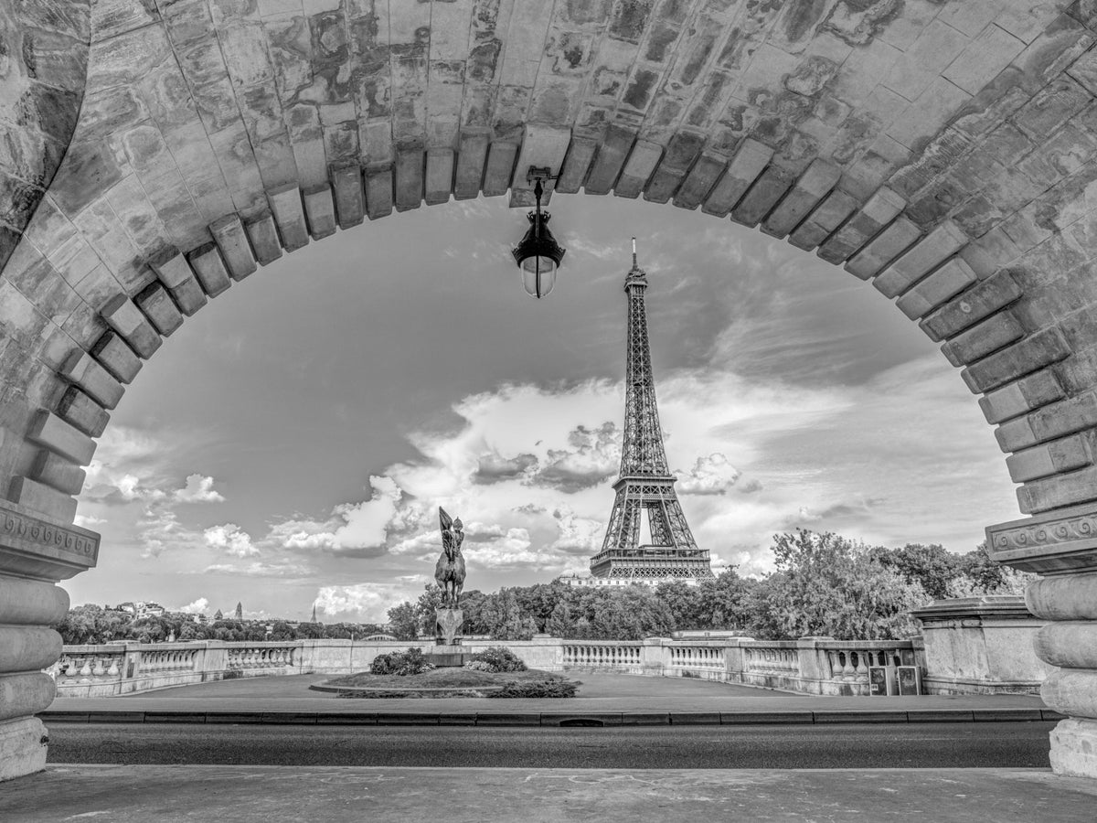 Timeless Parisian Vista Wall Mural in your room