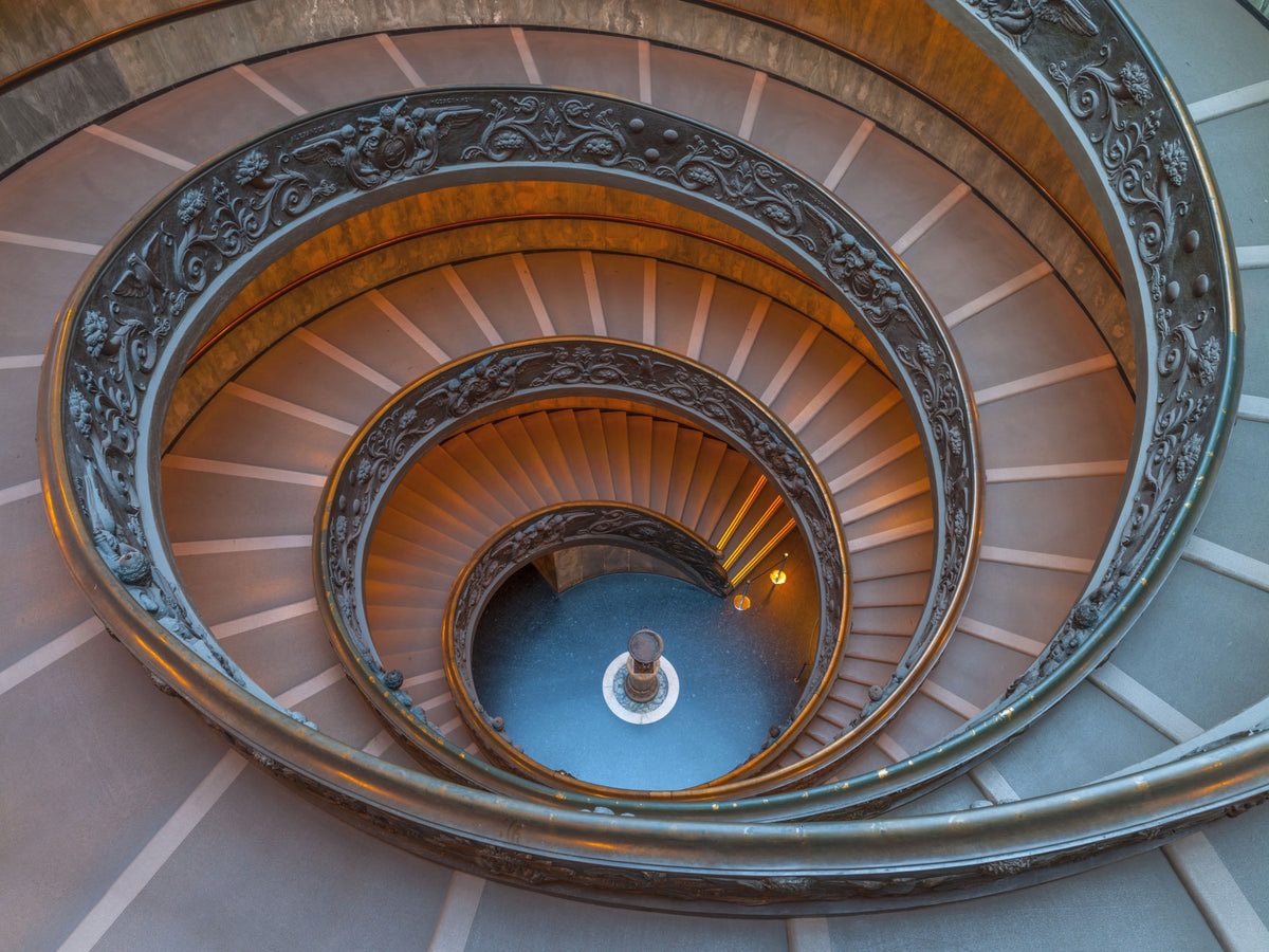 Bramante's Infinite Ascent Wall Mural in your room — zoomed