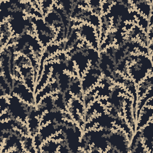 Painted Coraline Sand Dark Wallpaper⁠